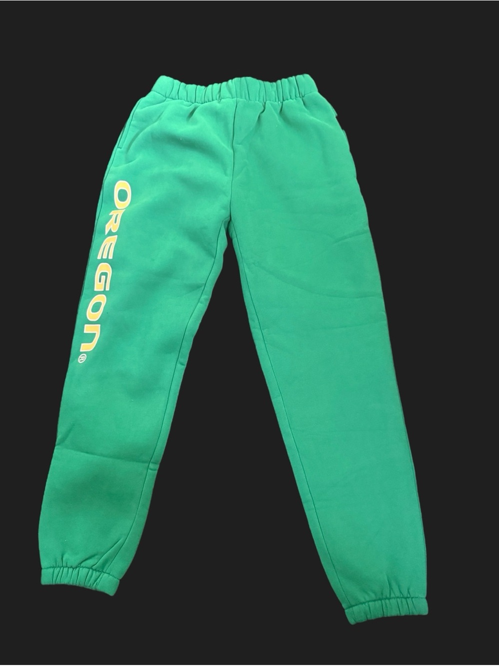 Oregon Green size adult small Sweatpants - Athletic Fleece Hype Vice